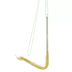 Украшение-подвеска Magnifique в виде плетки – золотистый