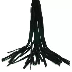 Плетка Fetish Fantasy Gold черная с золотом