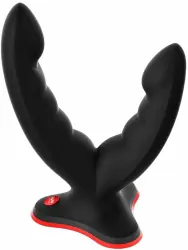 Двойной фаллоимитатор Fun Factory Ryde, 15 см, силикон, черный