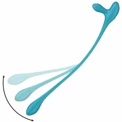 Вибратор для пар Satisfyer Plug & Play 1, 12 режимов, 43,5 см, голубой