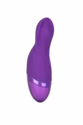 Вибратор Aura Teaser с мерцающим кончиком: 14 см, 12 режимов работы, АБС/силикон