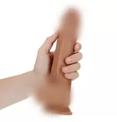 Фалоимитатор Straight Realistic Dildo  Balls  Suction Cup - 9''/ 23 cm