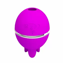 Стимулятор клитора Gemini Ball, 3 режима, 7 см, с движением язычка