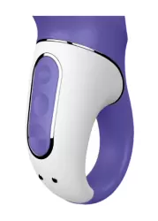 Вибромассажер с клиторальным стимулятором Satisfyer Vibes - Magic Bunny – синий