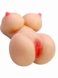 Реалистичный мастурбатор Baile Herta, 16 см, ТПР, вагина, телесный