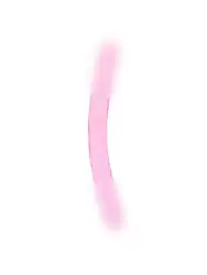 Реалистичный фаллоимитатор Shots toys, 34 см, двусторонний, прозрачный розовый