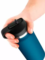 Реалистичный мастурбатор Pipedream FUCK FLASK, 23,8 см  в синей фляге