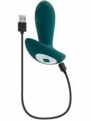 Инновационная анальная вибропробка Evolved Tunnel Tapper, с пультом Д/У, 10 режимов, 12 см