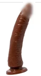 Фаллоимитатор на присоске Slim 7 - Brown