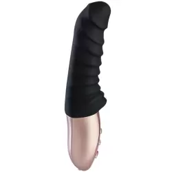 Фактурный вибратор Fun Factory Semilino, 17,5 см, силикон, черный