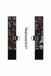 Наножники на цепочке Printed Ankle Cuffs Old School Tattoo Style