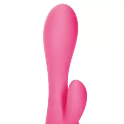 Вибромассажер со стимулятором клитора Impress Petite Dove перезаряжаемый – розовый