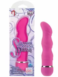Вибромассажер 7-Function Silicone Dreams рельефный – розовый