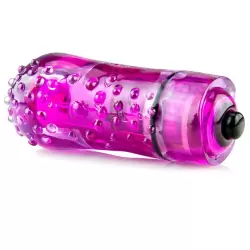 Вибростимулятор на палец Screaming O - Fing O с пупырышками – фиолетовый