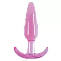 Анальная пробка Jelly Rancher T-Plug Smooth гладкая – розовый