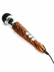 Мощный вибратор Doxy Die Cast 3, 28 см, силикон, принт Тигровый