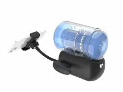 Инновационный робот-мастурбатор Black Knight Massaging Beads, Amovibe