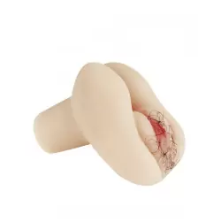 Реалистичный мастурбатор вагина и анус Dream Sweet Heart с вибрацией и пультом – телесный