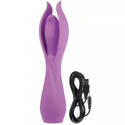 Вибромассажер с лепестками Lust by Jopen L6 – фиолетовый