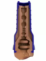 Реалистичный мастурбатор Fleshlight Boost Bang, с плавающими кольцами «Turbo Tech», 24,8 см, вагина, телесный