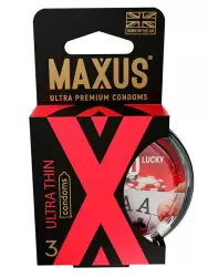 Гладкие презервативы MAXUS AIR Ultra thin, ультратонкие, 3 шт