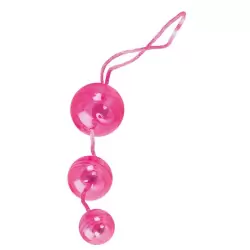 Три вагинальных шарика Graduated Orgasm Balls – розовый