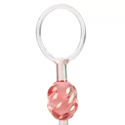 Анальная цепочка Swirl Pleasure Beads со спиралевидным рельефом – розовый