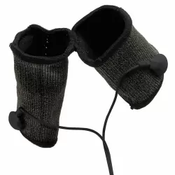 Электро-насадки Cock Sock на пенис и мошонку – черный