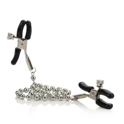 Зажимы на соски Nipple Clamps Silver Beaded