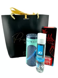 Новогодний набор для мужчин Strong King: мастурбатор Arcwave, лубрикант, гель для мужской силы