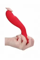 Вибромассажер для точки G или простаты Finesse (красный)