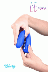 Гибкий вибратор L'eroina by Toyfa Blury. 10 виброрежимов, 12 см, силикон