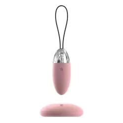 Два взаимоуправляемых вибратора: виброяйцо с пультом Luna Selene беспроводной – розовый