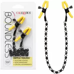 Металлические зажимы для сосков с силиконовыми насадками BOUNDLESS NIPPLE TEASERS