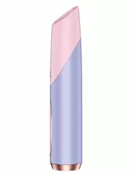 Вакуумный стимулятор клитора Satisfyer BOLD KISS, 12,5 см, 30 см, силикон, голубой с розовым