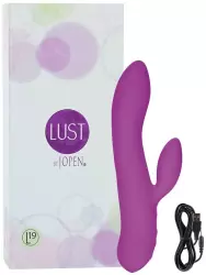 Вибромассажер Хай-Тек Lust by Jopen L19 перезаряжаемый – фиолетовый
