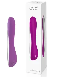 Перезаряжаемый вибромассажер Ovo E4 - фуксия