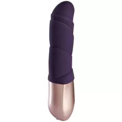 Стильный перезаряжаемый вибратор Flora - фиолетовый
