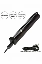 Ультратонкий вибратор Hidden Pleasures (Черный): 10.75 см, 10 режимов вибрации, АБС/металл