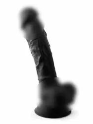 Реалистичный фаллоимитатор SILEXD Model 1, 20,5 см, силикон, черный