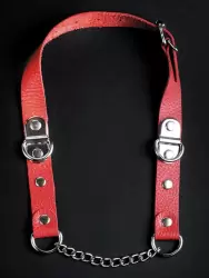 Кляп с цепью Sitabella – красный
