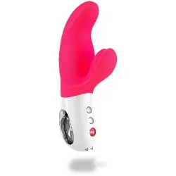 Инновационный вибратор-кролик Fun Factory Miss Bi, 17 см, силикон, розовый