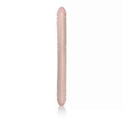 Двухголовый фаллоимитатор Ivory Duo Veined Double Dong 18” – телесный