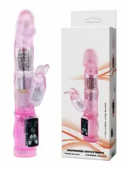 Ротатор с вибрацией Intimate Lover двойного воздействия – розовый