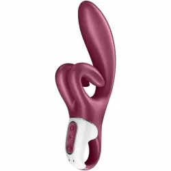 Вибратор-кролик Satisfyer Touch me, два мотора, 21,2 см, 12 режимов, красный
