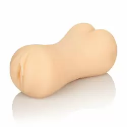 Мастурбатор закрытого типа с двумя отверстиями в виде вагины и ануса Calexotics Stroke It™ Pussy Ass - телесный 