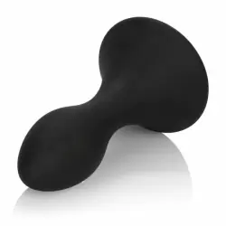 Перезаряжаемая анальная пробка с дистанционным управлением Calexotics 10 Function Remote Anal Climaxer – чёрный