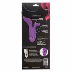 Вибратор AURA DUO: 12 режимов вибрации, АБС/медицинский силикон