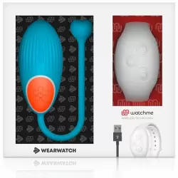 Виброяйцо с пультом управления WEARWATCH EGG WIRELESS TECHNOLOGY WATCHME BLUE / SNOWY