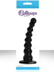 Анальный стимулятор Jollipops Twisted – черный